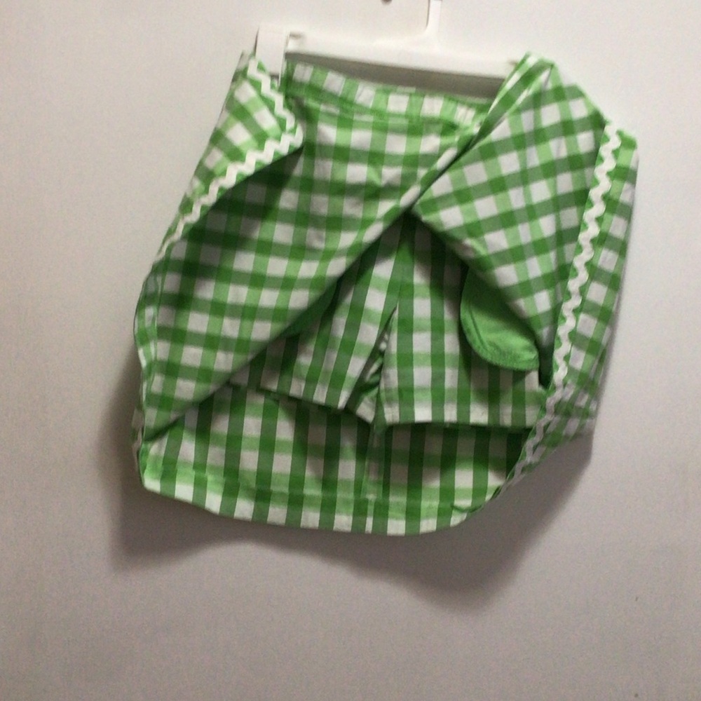 Lilly Pulitzer for Target Green Checkered Mini Skirt - Picture 2 of 4